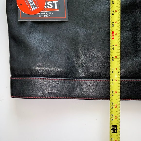 Black Leather Vest for Men - Picture 11 of 16